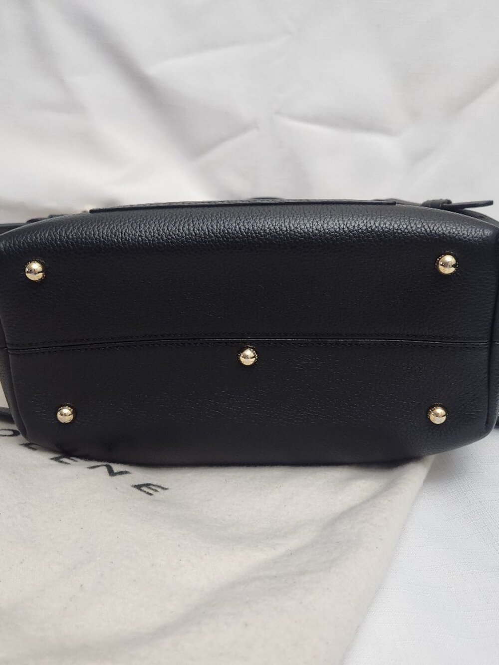 Polène Numéro Un Bag – Black Textured / Pebbled Leather - Picture 4 of 8